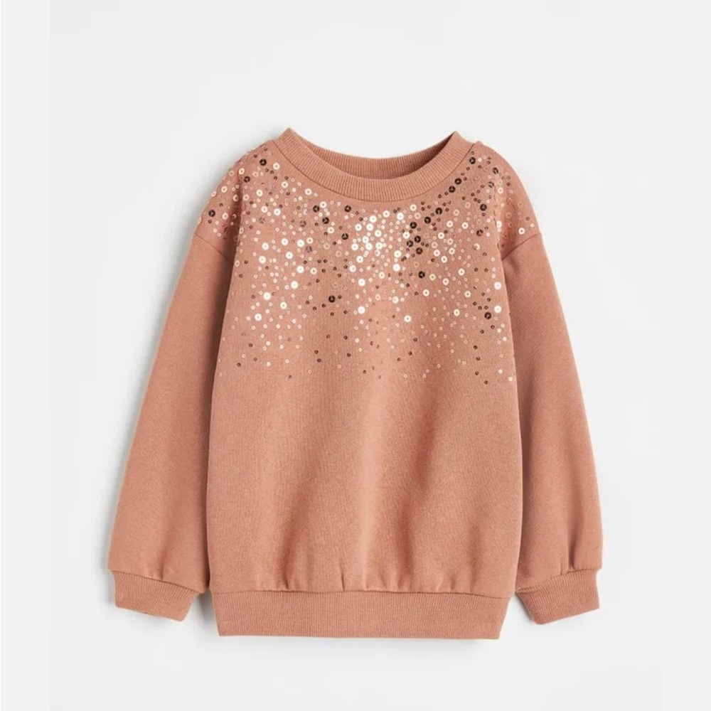 Sweatshirt with sequins